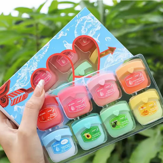 Juego de bálsamo vaselina serie de frutas