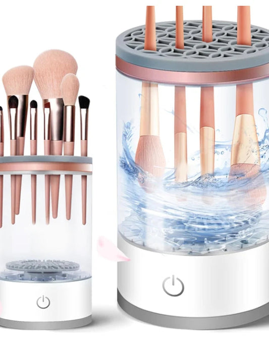 Makeup Brush Cleaner Is An Automatic Rotating Brush Cleaner For Deep Cleaning One Click Operation Is Suitable For All Makeup