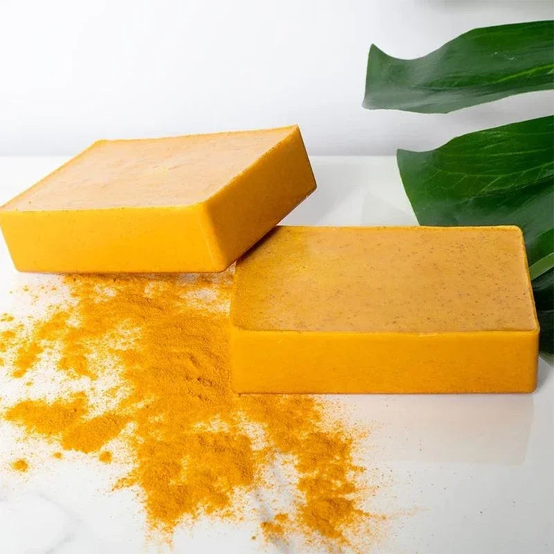 Turmeric Soaps Glow-skin Brightening  Exfoliates Skin Soap Multi-purpose Facial Care Supplies For Acne Body Skin Care