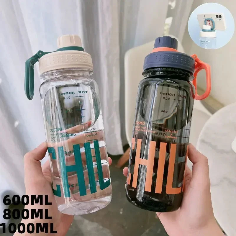 Water Bottle Gym Fitness Drinking Bottle Outdoor Camping Climbing Hiking Sports Shaker Cup Fashion Kettle