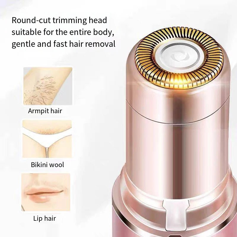 Depiladora eléctrica en forma de lápiz labial, moldeador de cejas, dispositivo de depilación para mujer, Mini instrumento de depilación Facial, vello Facial