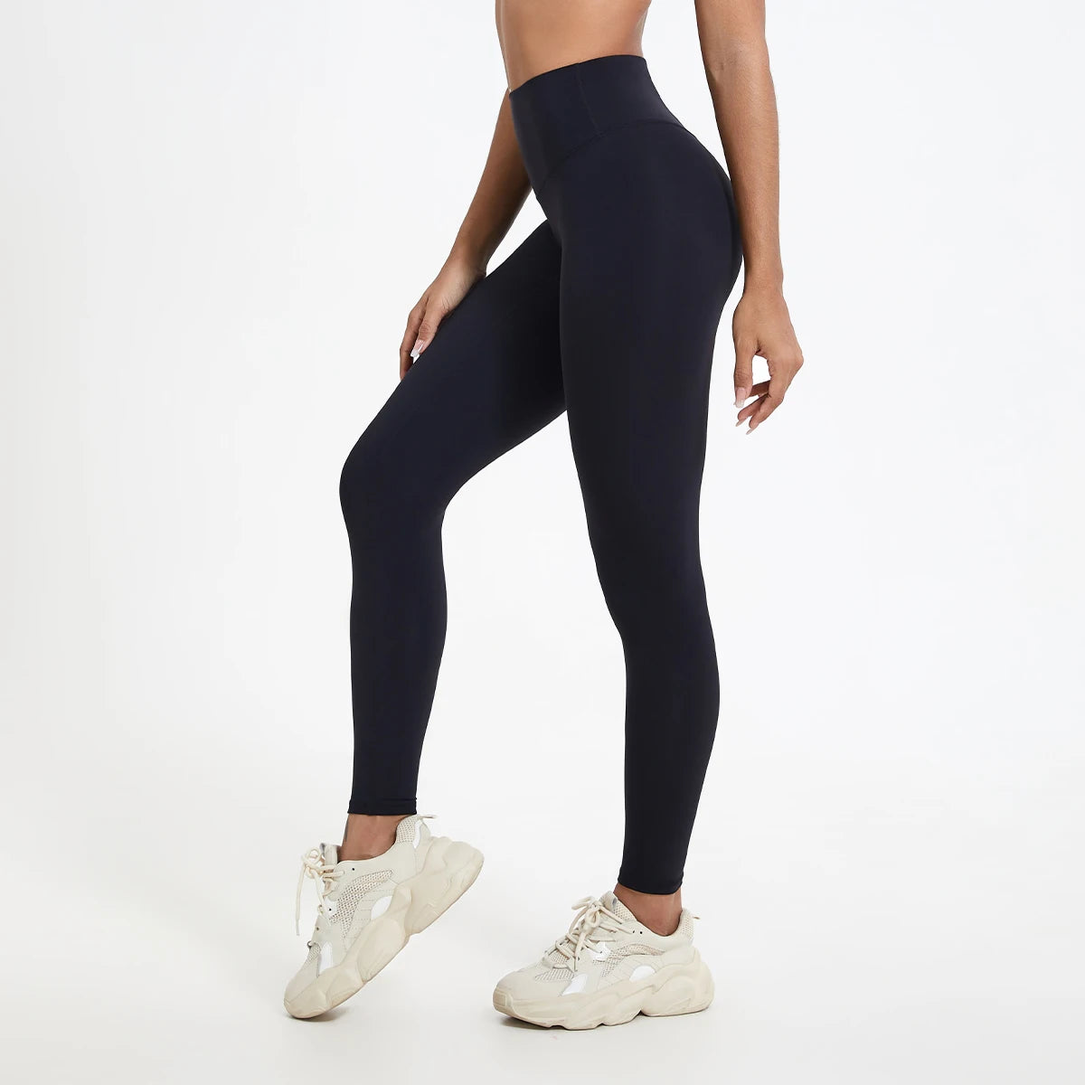 yoga leggings, cintura alta de telas súper suaves, pantalones de Yoga para gimnasio de secado rápido, mallas de entrenamiento para correr, mallas deportivas de realce para mujer