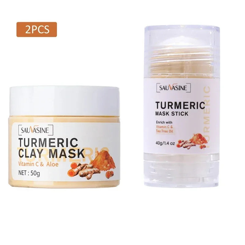 Turmeric Mud Mask Facial Purification Deep Cleansing Brightening Oil Control Beauty Anti-Acne Skincare Beauty-health Cerave