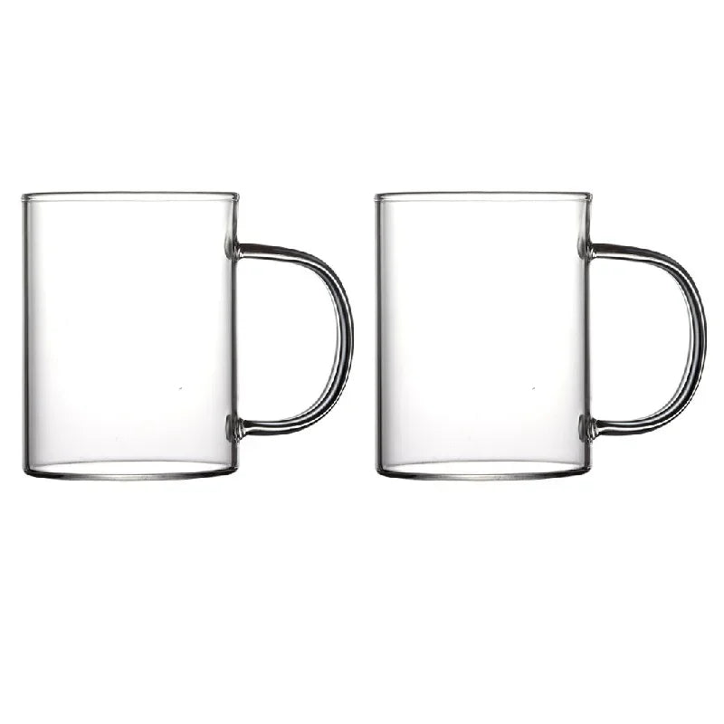 coffe Heat-Resistant Transparent Glass with Handle Water, tea, juice