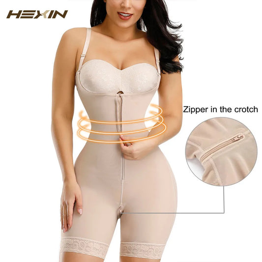 faja Colombianas Reductora Waist Trainer Body Shaper Tummy Slimming Flat Belly Postpartum Girdle Push Up Butt Lifter Shapewear