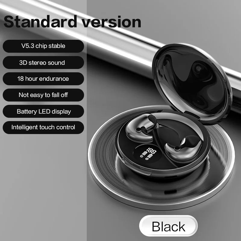 Bluetooth Earphones Stereo Earbuds With Power Display Charging Case With Microphone For Gaming Sports