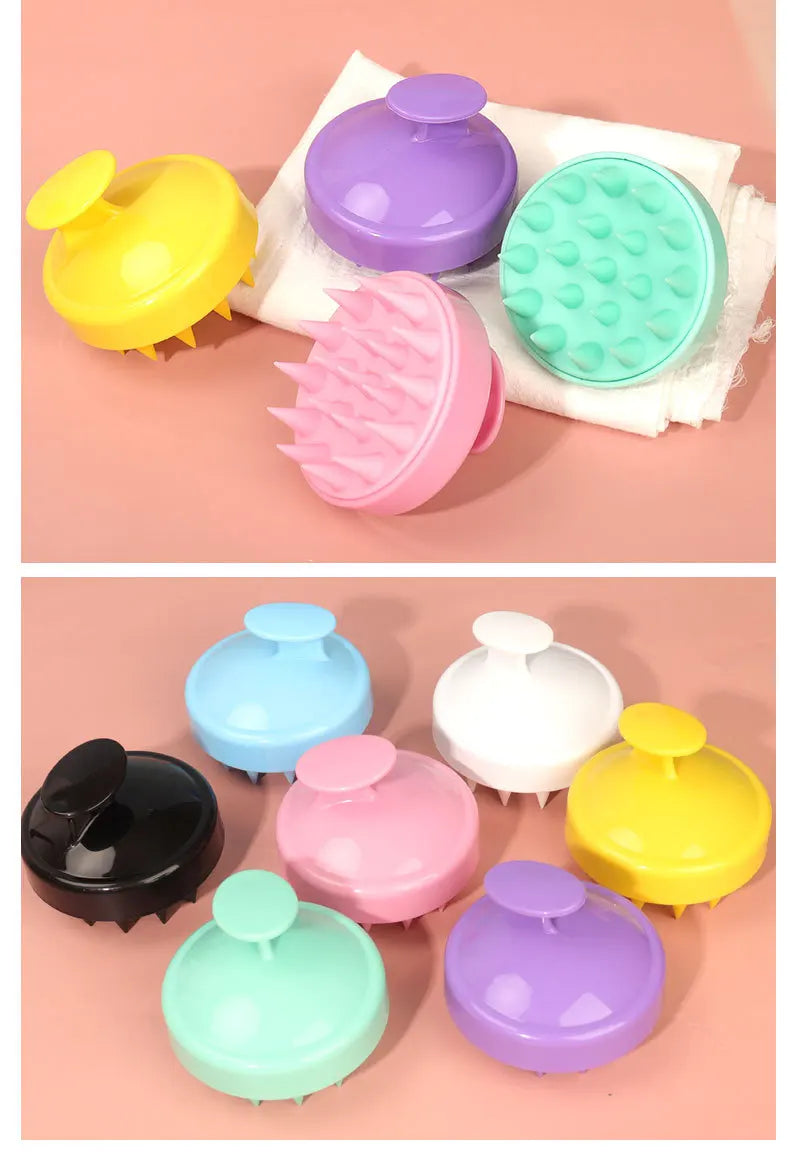 cepillo para el shampoo de  silicona