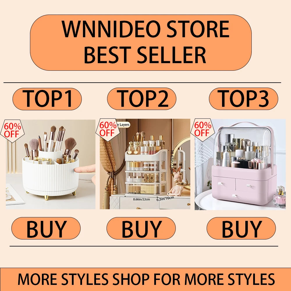1 Organizador de cosméticos, estante organizador de escritorio, cajón organizador de dormitorio, organizador de cosméticos para dormitorio, estuche de exposición de cosméticos