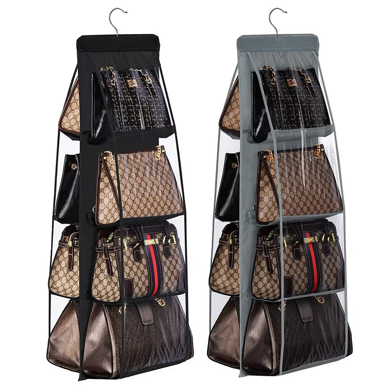 Handbag Hanging Organizer  Purse Organizer for Closet Organizers Bag Storage Hanger Oxford Cloth Closet Bag Organizer