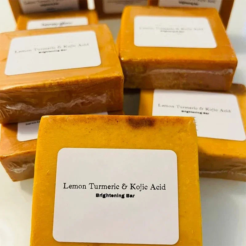 Turmeric Soaps Glow-skin Brightening  Exfoliates Skin Soap Multi-purpose Facial Care Supplies For Acne Body Skin Care