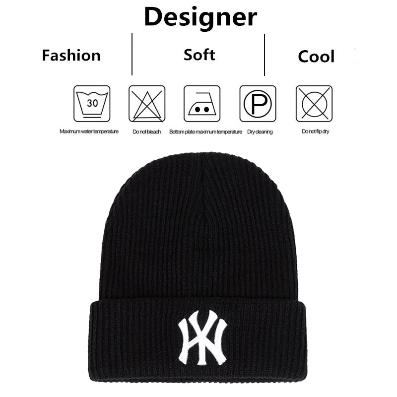 gorro para el frio de los yankee unisex hombre y mujer