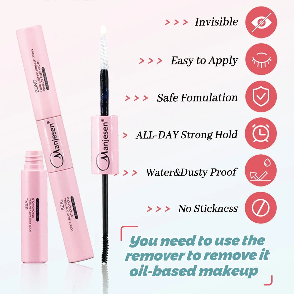 Kit de extensión de pestañas DIY, 200 piezas, racimo, unión y sello, herramientas de maquillaje para pegar, accesorios de pegamento