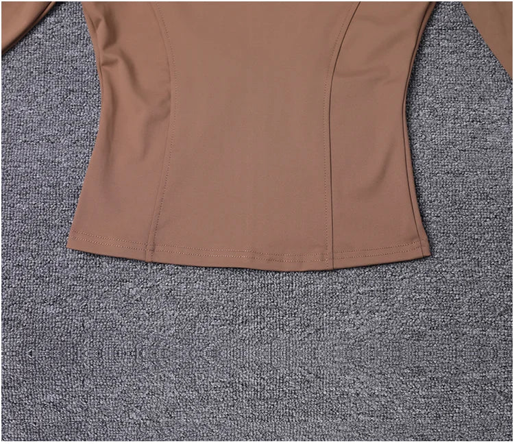 Chaqueta deportiva para mujer, camisa de manga larga, abrigo de entrenamiento, ropa de entrenamiento de gimnasia, ropa deportiva de Yoga
