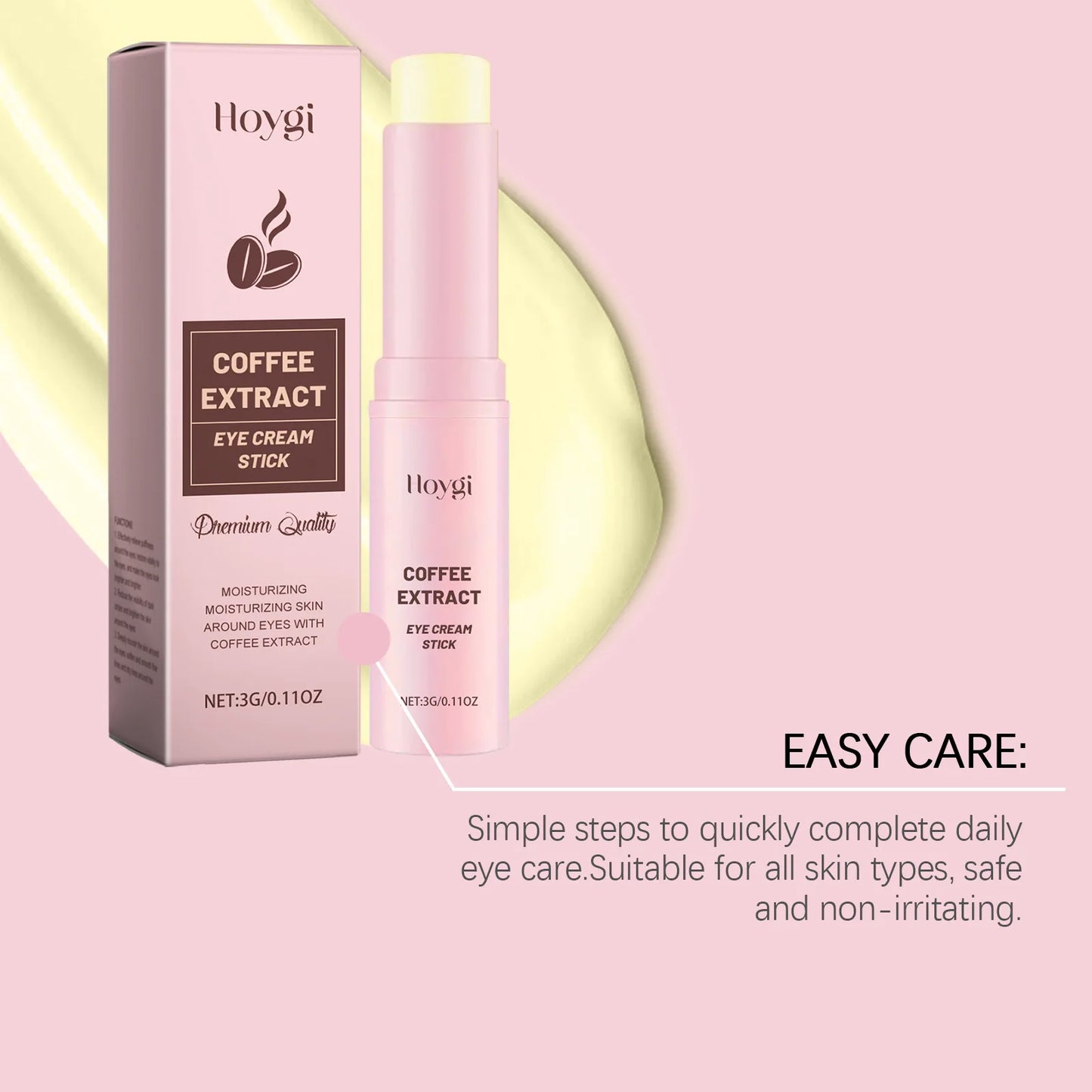 Caffeine Eye Cream Lifting Firming Anti Wrinkle Fade Fine Lines Remove Eye Bag Dark Circle Hydrating Moisturizing Eye Care Cream