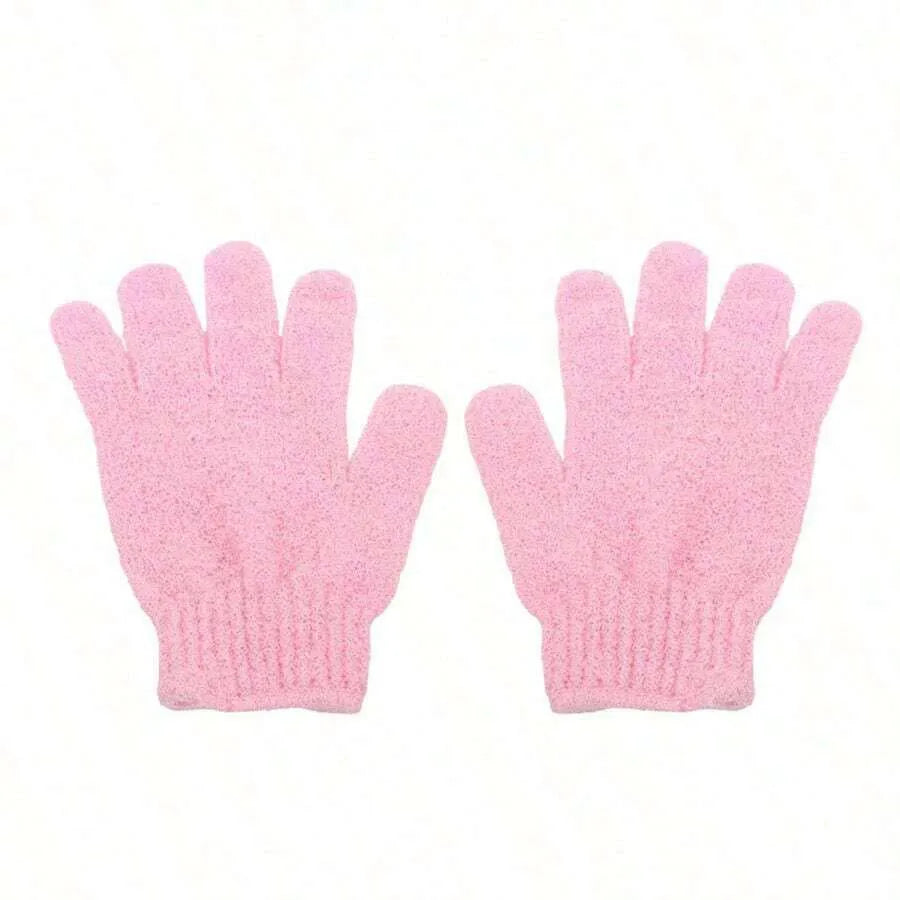 Guantes de ducha exfoliantes reversibles, guantes exfoliantes para el cuerpo, herramientas de limpieza, toalla de baño, productos de baño, exfoliante de espalda, 2 uds./6 uds./12 Uds.