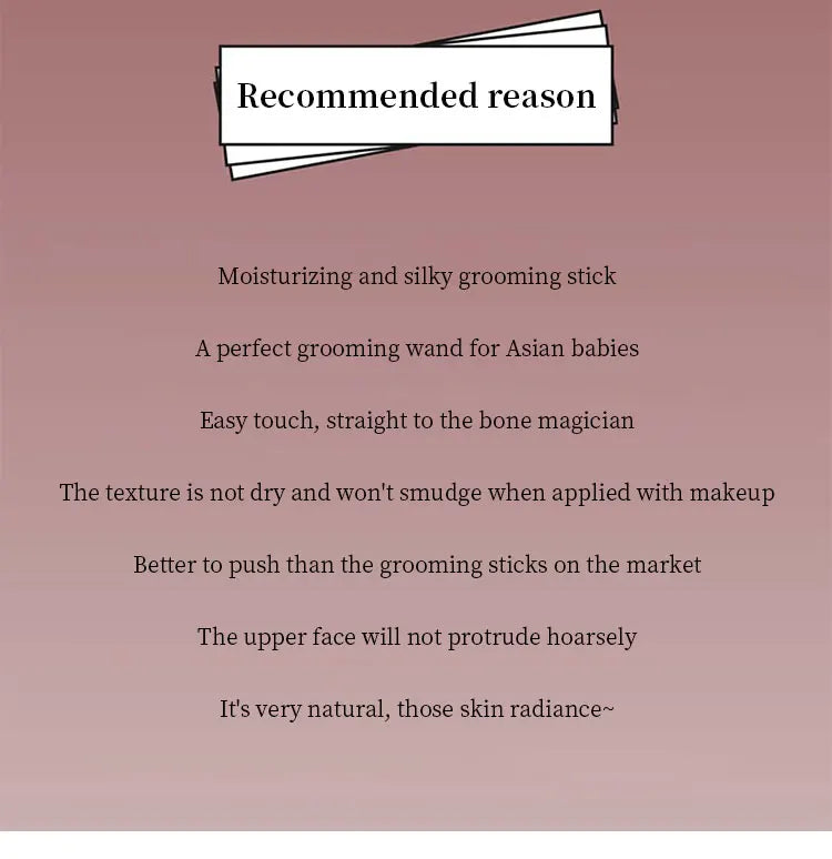 Cappuvini-palo de contorno tridimensional sedoso, hidratante, mate Natural, de un solo Color, adecuado para sombra de nariz, contorno de maquillaje