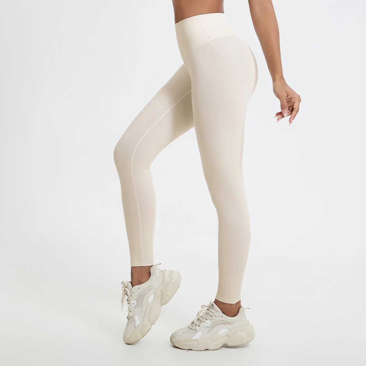 yoga leggings, cintura alta de telas súper suaves, pantalones de Yoga para gimnasio de secado rápido, mallas de entrenamiento para correr, mallas deportivas de realce para mujer