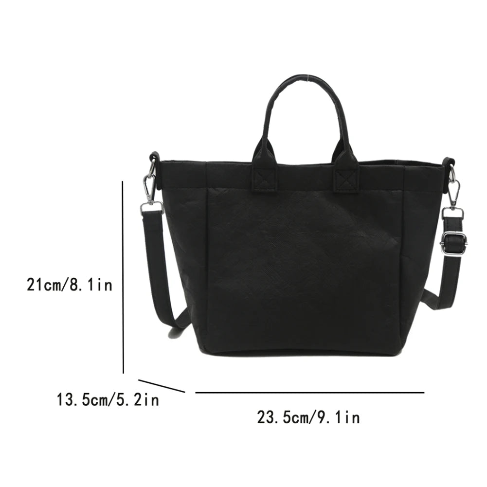 2025 New Large Handle Bag Fashion  Hot Sale Waterproof Handbag Classic Solid Tote Bags