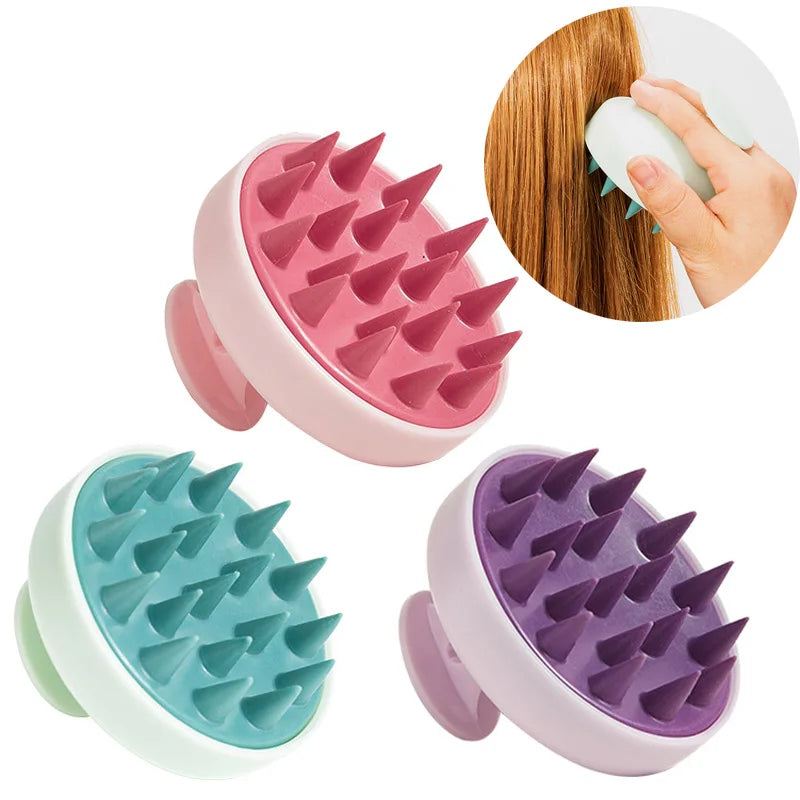 cepillo para el shampoo de  silicona