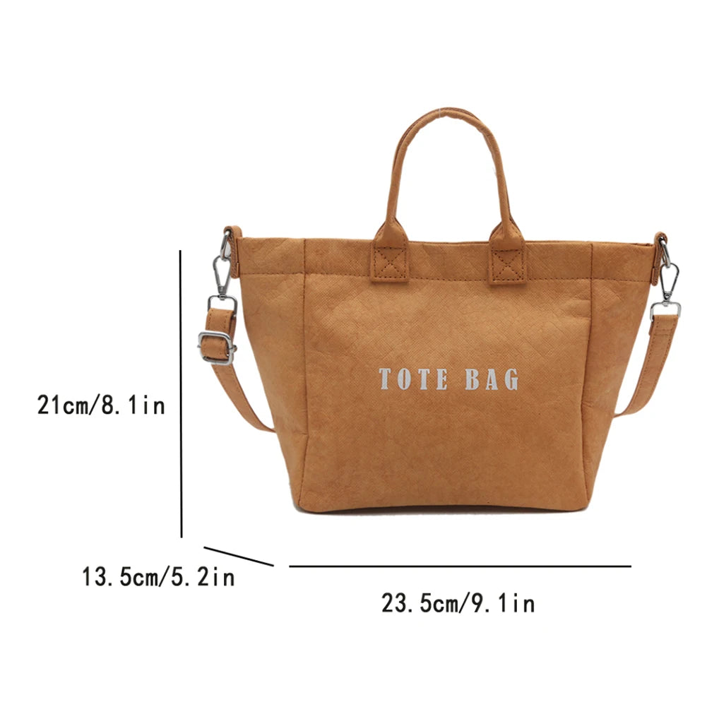 2025 New Large Handle Bag Fashion  Hot Sale Waterproof Handbag Classic Solid Tote Bags