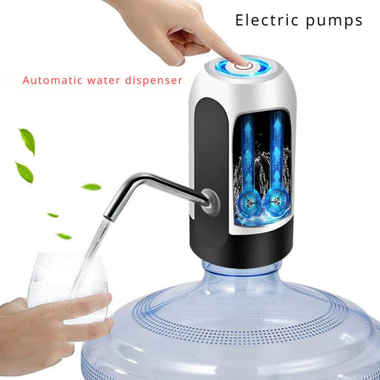 Water Dispenser Pump Portable Electric Water Dispenser Pump for 5 Gallon Bottles USB Rechargeable Water Bucket Tool Carboy Bar