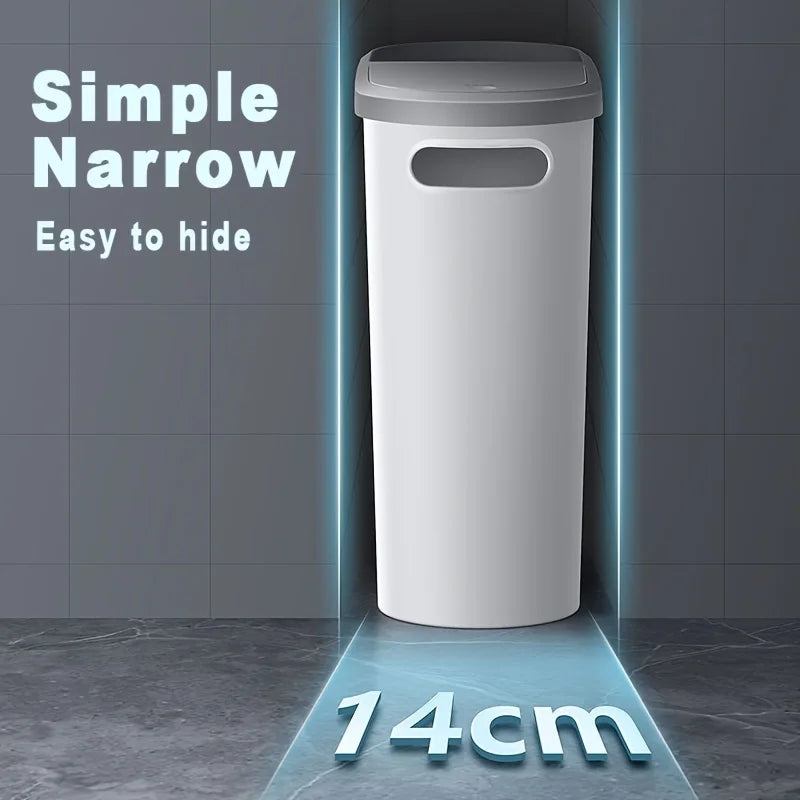 Bathroom Garbage Bin - Space saving Design, Creative Household Gap Garbage Bin