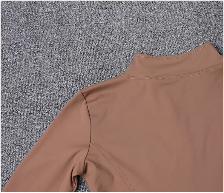 Chaqueta deportiva para mujer, camisa de manga larga, abrigo de entrenamiento, ropa de entrenamiento de gimnasia, ropa deportiva de Yoga