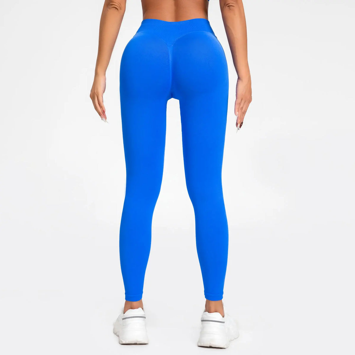 NCLAGEN-mallas de impacto para mujer, pantalones deportivos de Yoga sin costuras, banda baja acanalada, ropa de gimnasio, ropa de entrenamiento para Fitness, medias para el trasero