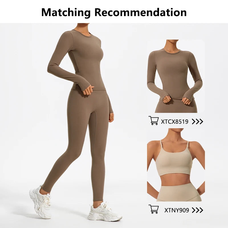yoga leggings, cintura alta de telas súper suaves, pantalones de Yoga para gimnasio de secado rápido, mallas de entrenamiento para correr, mallas deportivas de realce para mujer