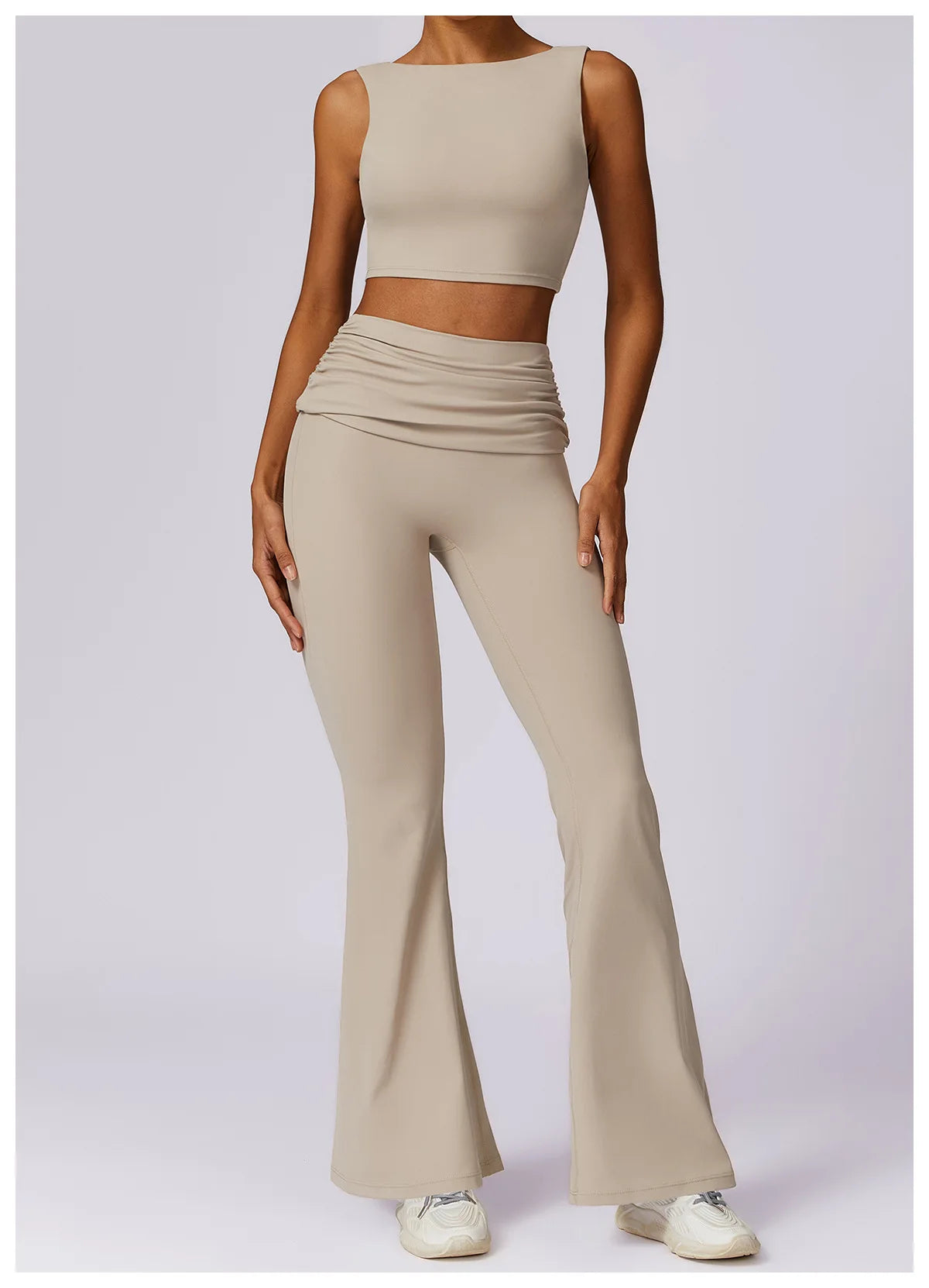 NCLAGEN Running Sports Bra Women High Support Impact Open Back Yoga Breathable Slim Fit Fitness Tank Top With Removable Pads