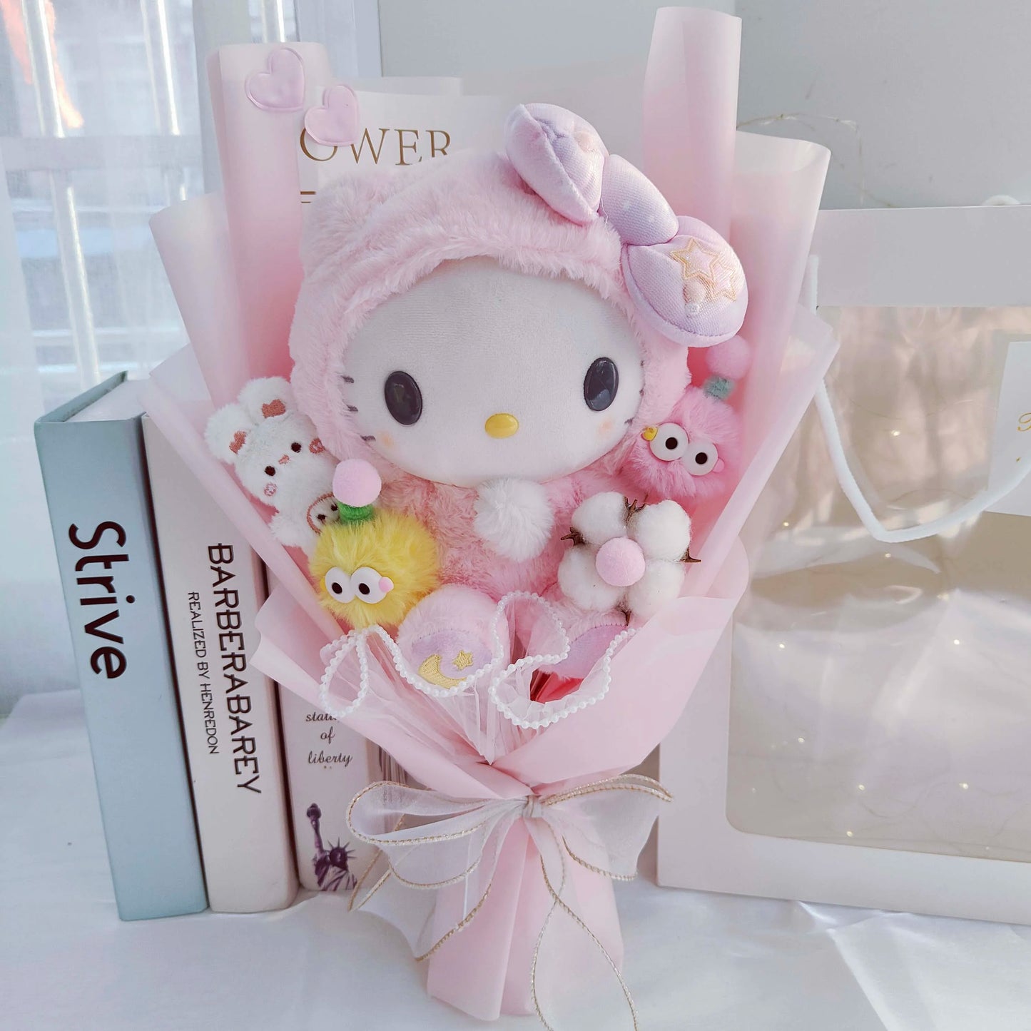 valentine gift kitty Cat Plush Doll Toy Stuffed Animals Creative for Graduation Birthday Gifts