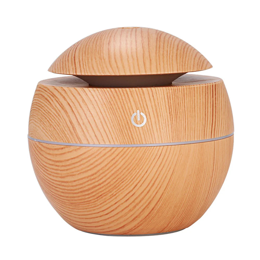 Humidifier Electric Air Aroma Diffuser Wood Ultrasonic Essential Oil room