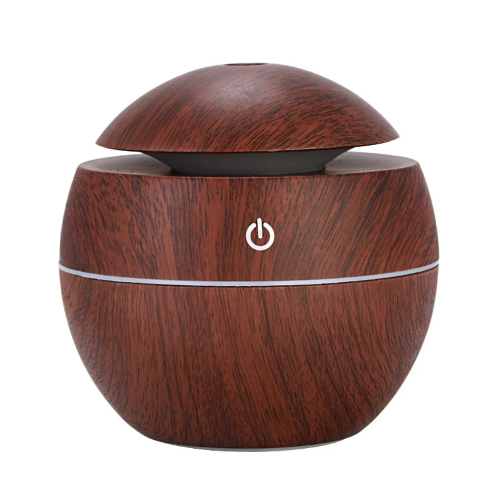 Humidifier Electric Air Aroma Diffuser Wood Ultrasonic Essential Oil room