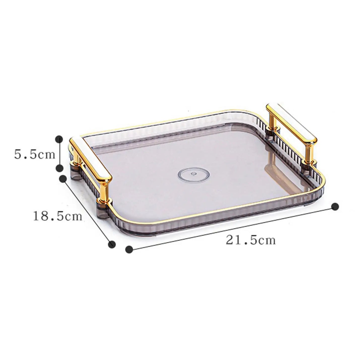 Elegant Modern Multipurpose Vanity Tray Non Slip Snacks