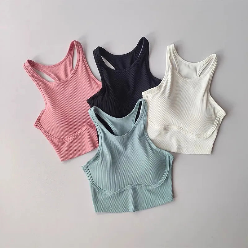 Beautiful Back Sports Bra Professional Shockproof Fitness High impact Women's Running Vest Yoga Tank Top Workout Underwear