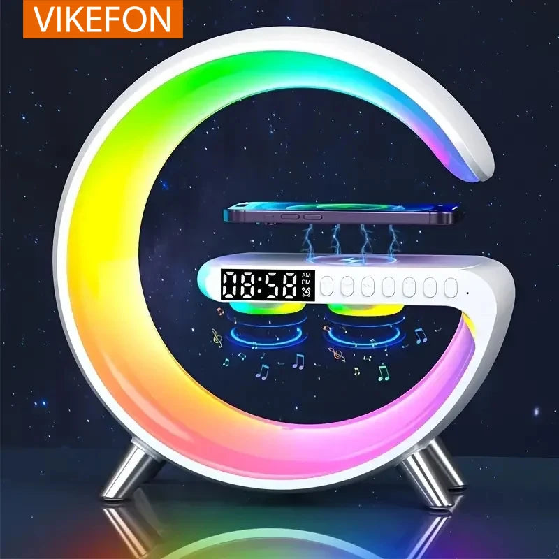 luces brillante con bluethooh  cargador alarma alta voz musica para dormir