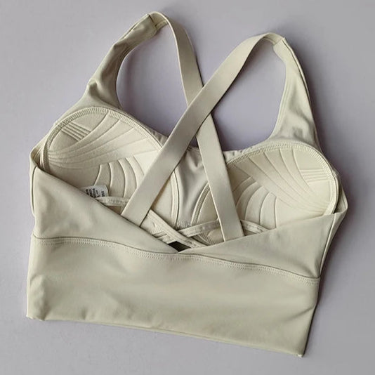 All-in-one Sports Bra Collection Breast High-intensity Professional Shock-proof Huddle Running Bra Yoga Fitness Bra Summer Cloth