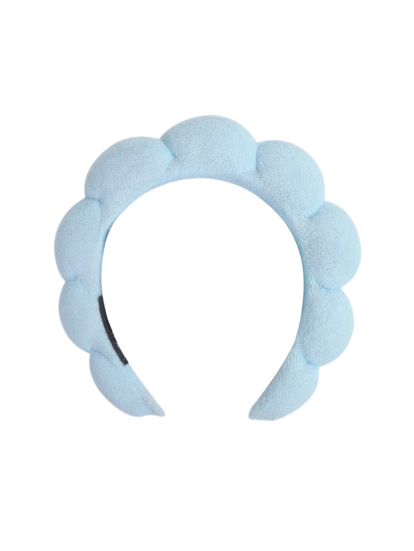 3 unit pulseras de lavado de microfibra de moda Scrunchies diadema hinchada Spa diadema de burbujas para lavar Maquillaje facial ducha cuidado de la piel