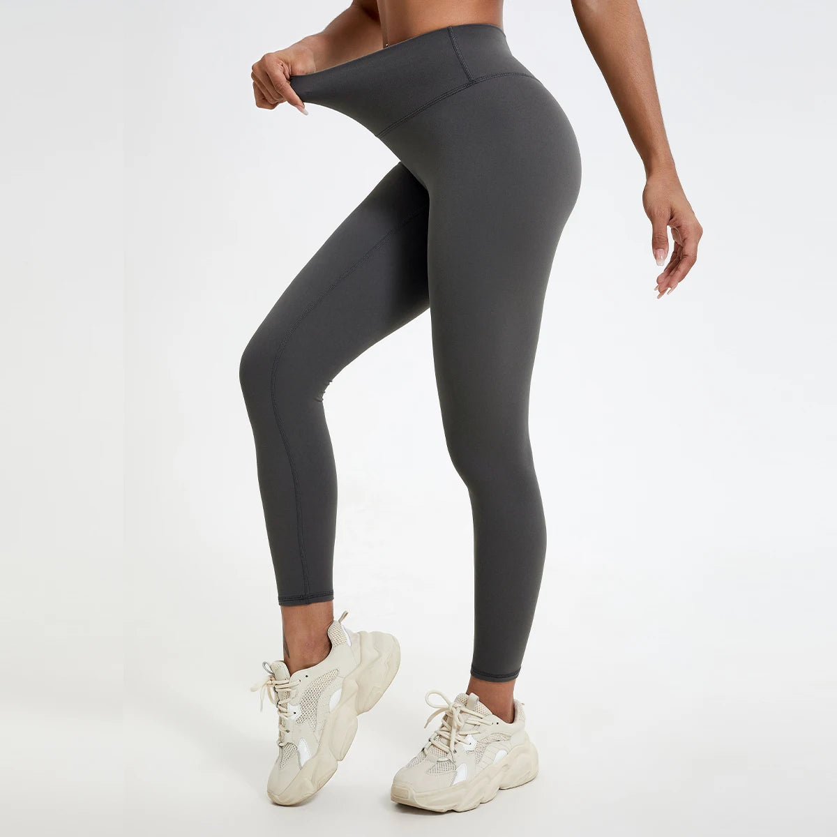 yoga leggings, cintura alta de telas súper suaves, pantalones de Yoga para gimnasio de secado rápido, mallas de entrenamiento para correr, mallas deportivas de realce para mujer
