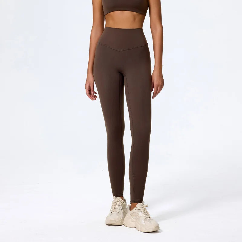 yoga leggings, cintura alta de telas súper suaves, pantalones de Yoga para gimnasio de secado rápido, mallas de entrenamiento para correr, mallas deportivas de realce para mujer