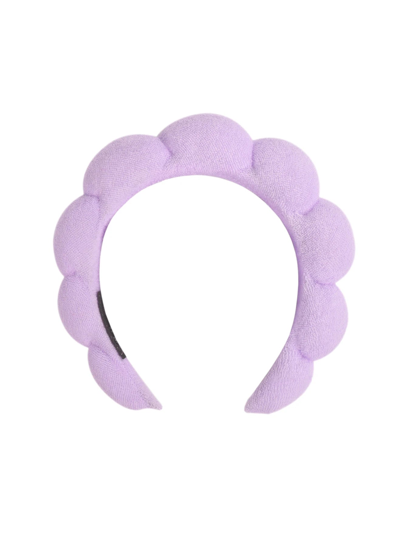 3 unit pulseras de lavado de microfibra de moda Scrunchies diadema hinchada Spa diadema de burbujas para lavar Maquillaje facial ducha cuidado de la piel