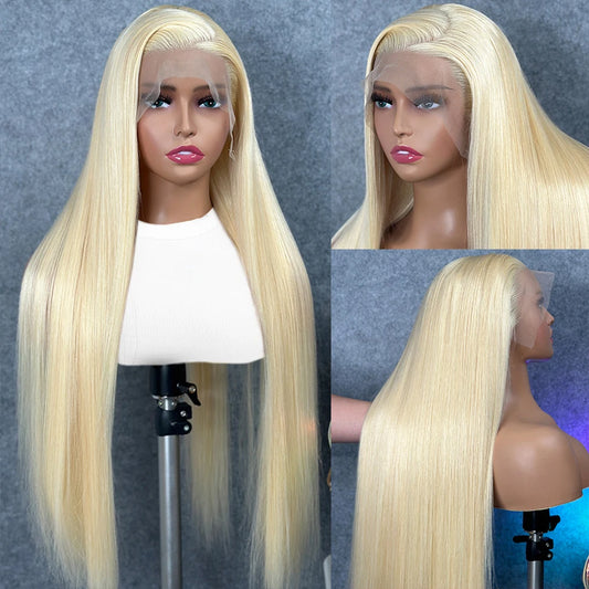 Straight 200 Density 13x4 13x6 Lace Front Human Hair Wigs For Women Brazilian 360