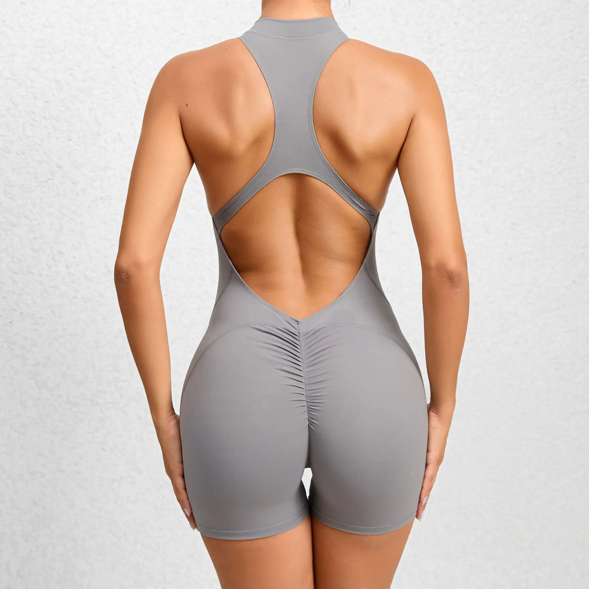 Mono deportivo corto sin mangas para mujer, conjunto de gimnasio, ropa de Yoga, peleles de entrenamiento, traje de una pieza, monos de recreación al aire libre monos para mujer conjuntos de ropa para mujer
