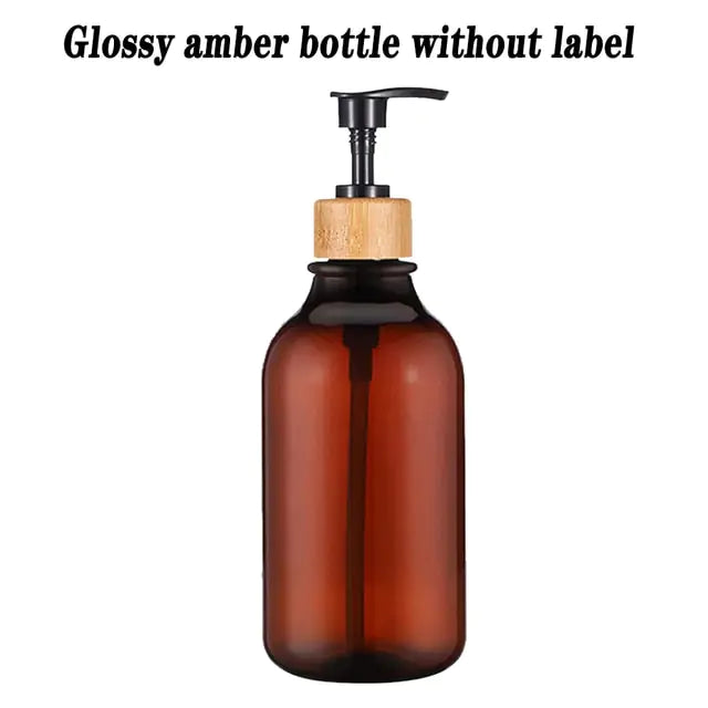 Multipurpose Soap Bottle with Bamboo Pump